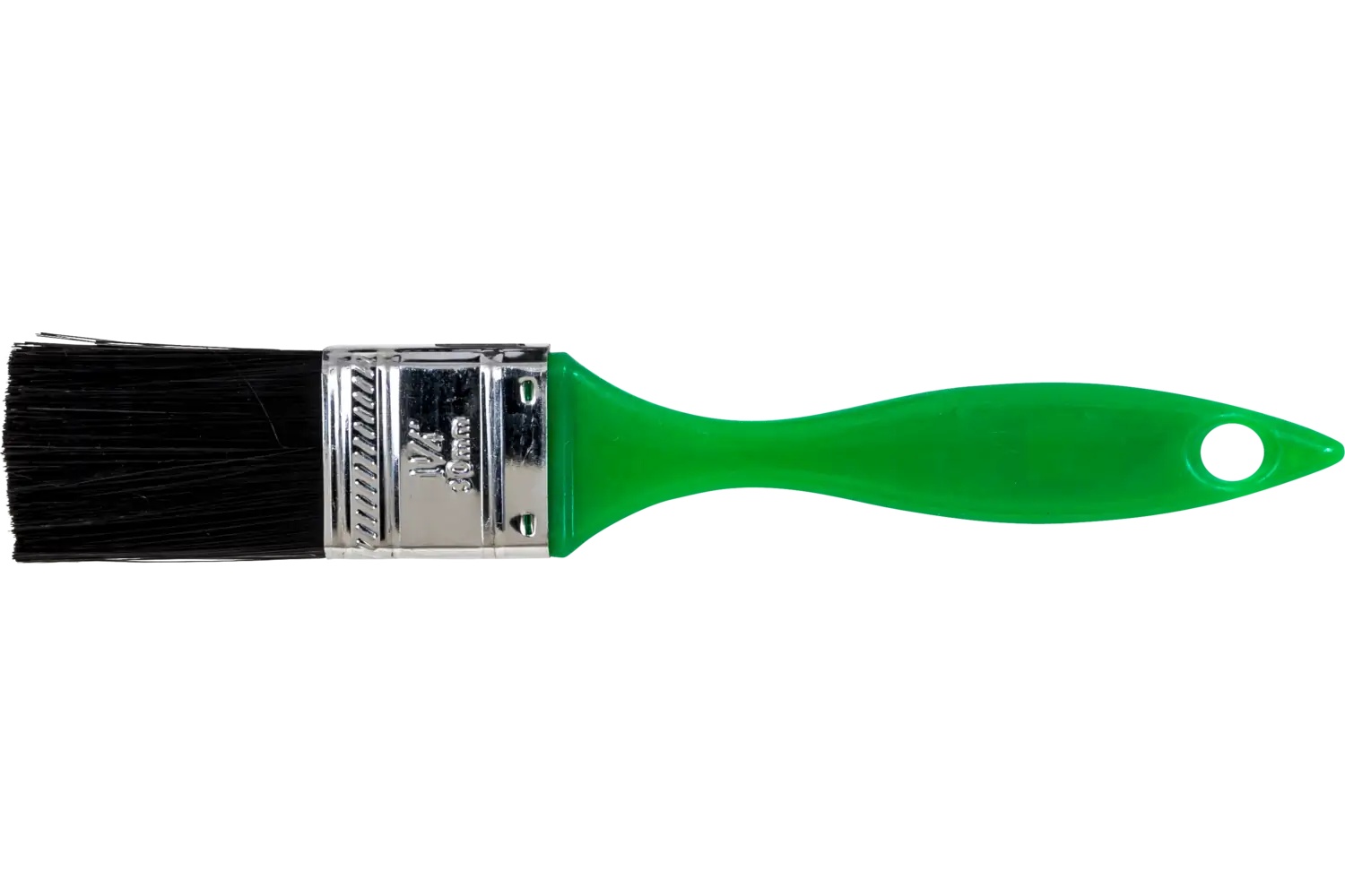 Picture of Pferd Wall Brush 1-1/4" Black Polyester Fill Green Plastic Handle